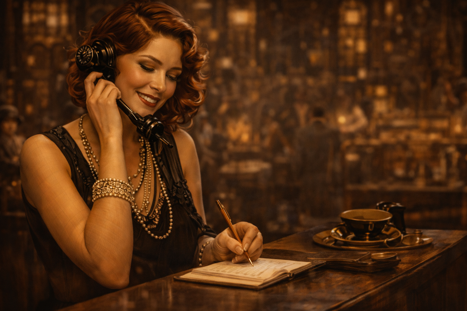 Vintage contact style image