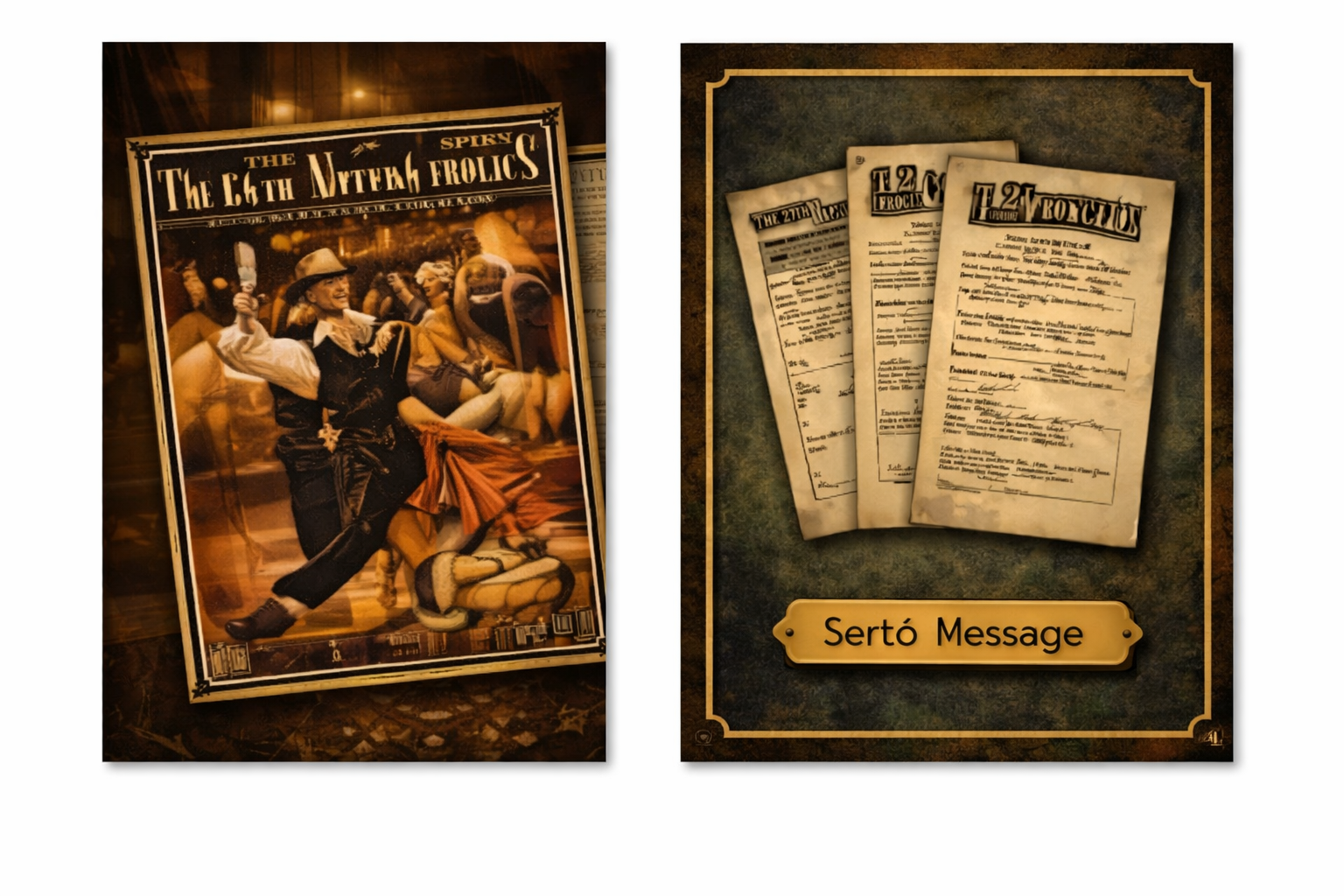 Brochure and schedule artwork