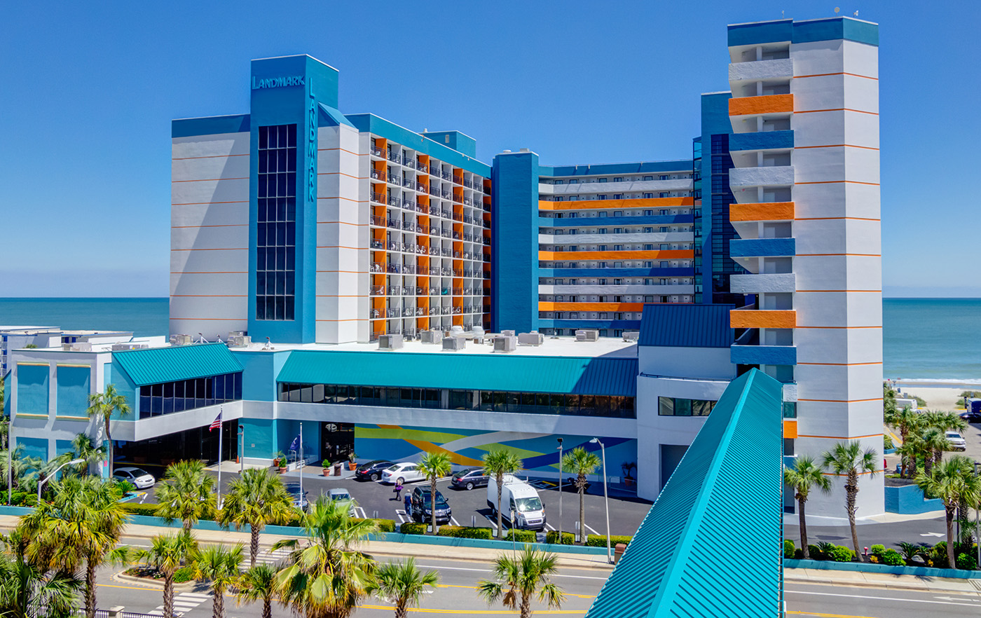 Landmark Beach Resort from the beach